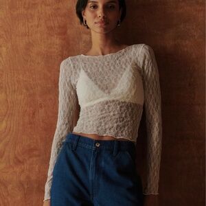 Abercrombie & Fitch Lace Long Sleeve, like new